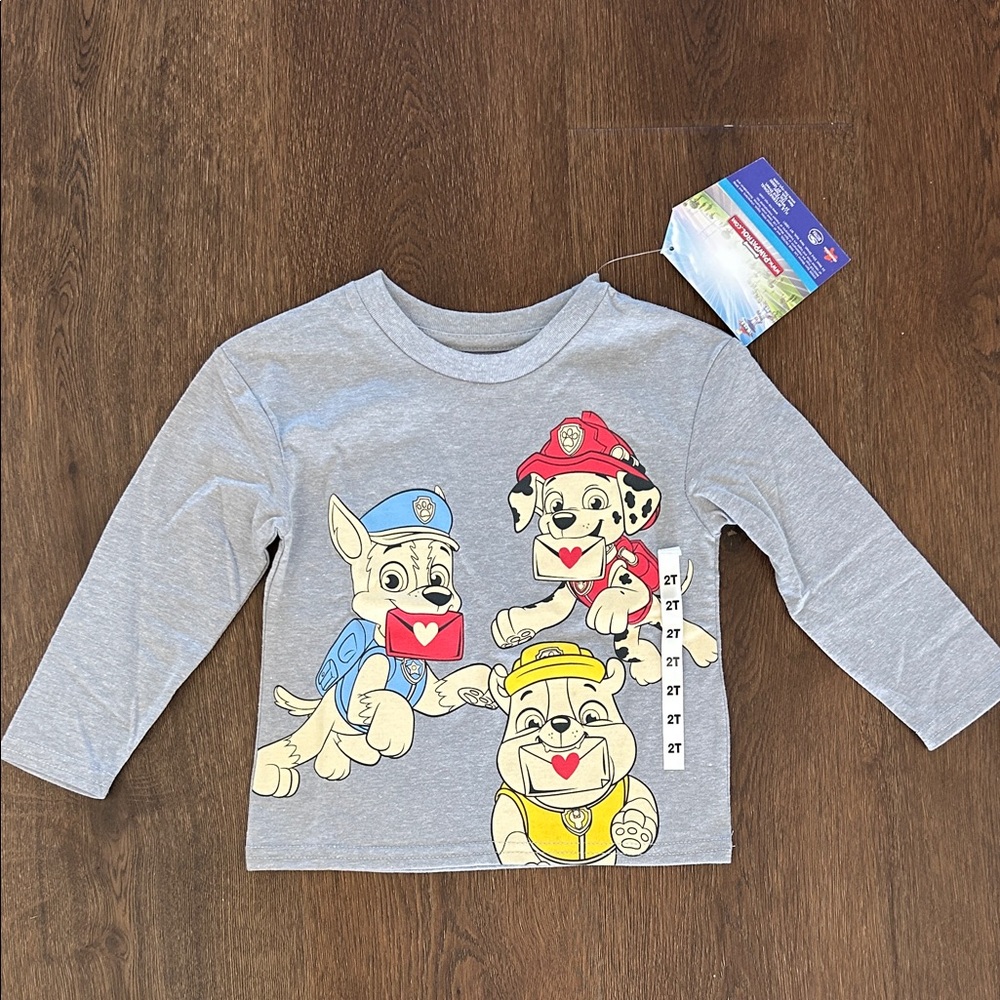 NWT Paw Patrol Long Sleeve Shirt 2T | Paw Patrol | Paw Patrol Shirt